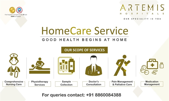 Artemis Hospitals Launches HomeCare Services!